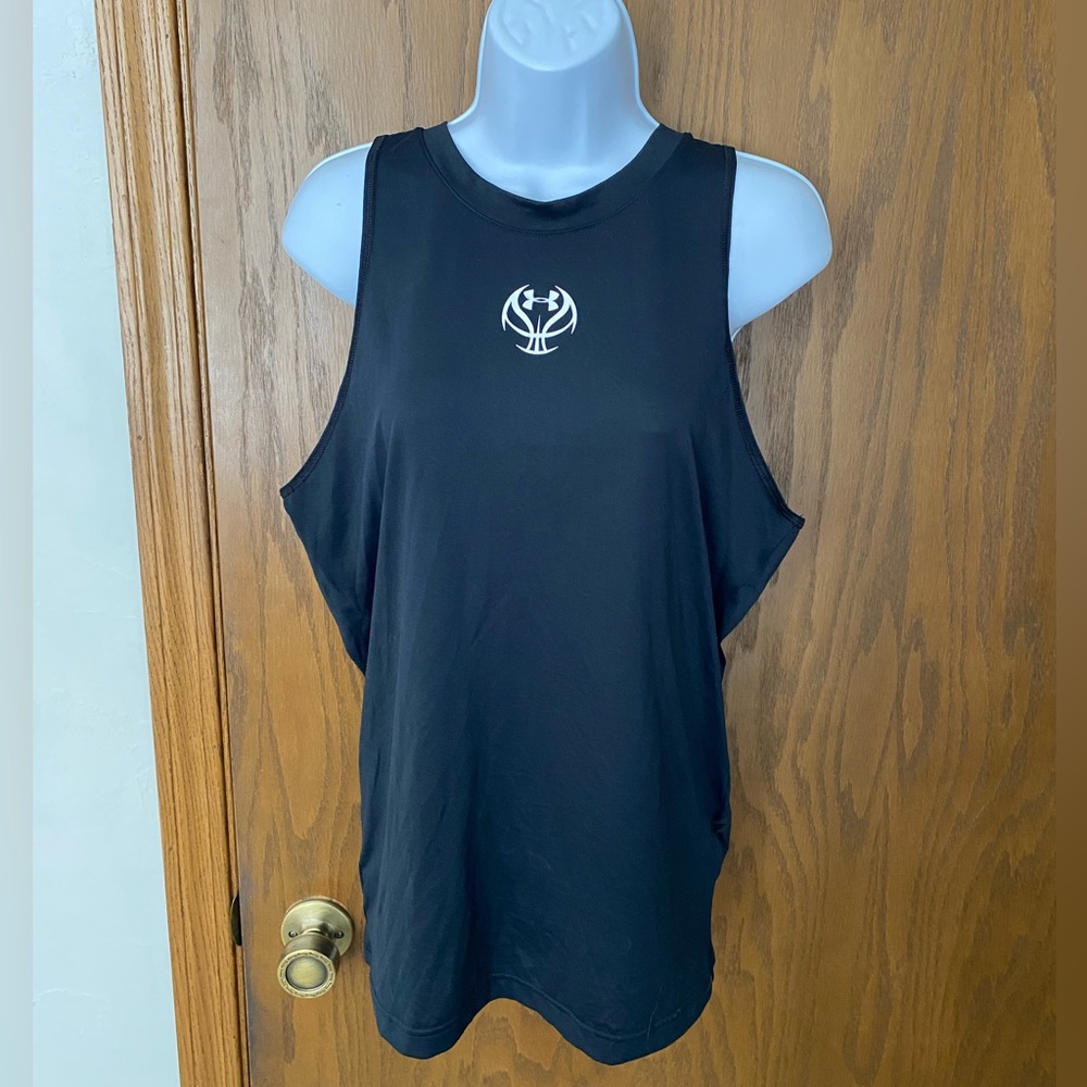 Men’s, Under Armour, Medium, Black Tank Top